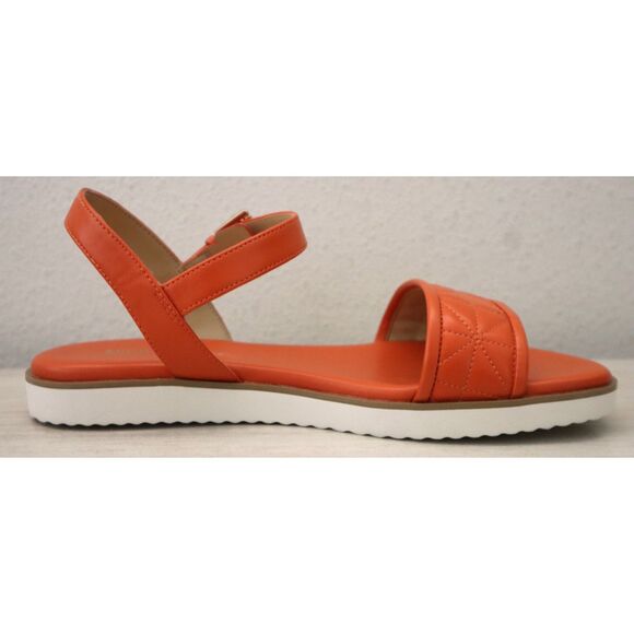 MICHAEL Michael Kors PV24K Women’s Sz 8M Orange Platform Slingback Sandals - Picture 5 of 15